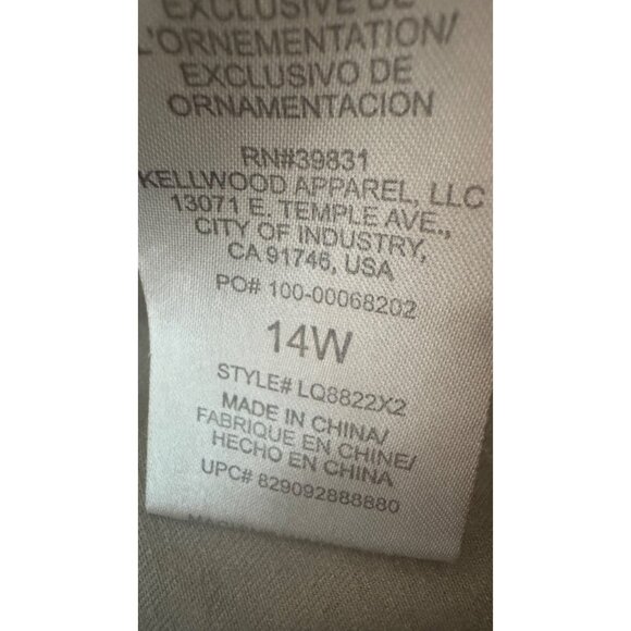 2/$30 Wit & Wisdom Size 14 Womens Camouflage Cargo Shorts Cotton/Spandex - Picture 8 of 16